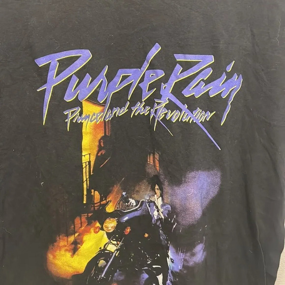 PRINCE Purple Rein Mens tee shirt - Picture 3 of 8